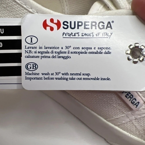 Superga White Platform Sneakers Size 4.5 – Canvas – New with Tags - Picture 7 of 12